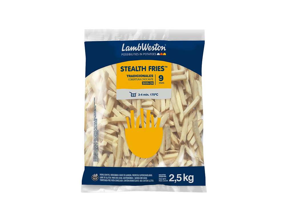 BATATA PALITO CONGELADA PRÉ FRITA 9 MM 